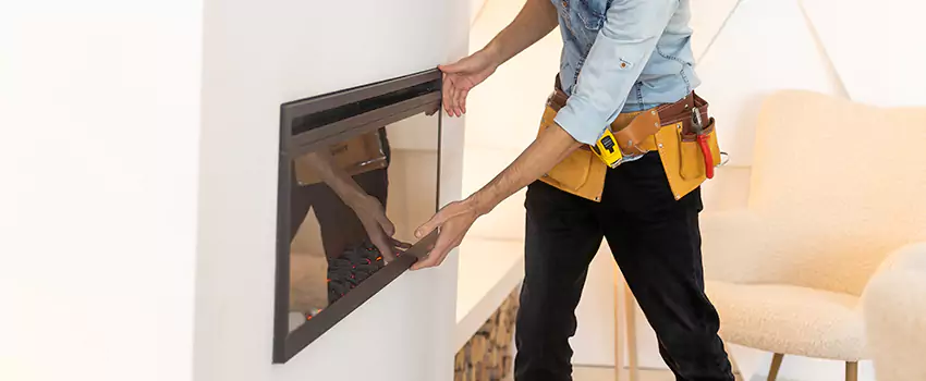 Metal Fireplace Installation in Mill Creek East, Washington