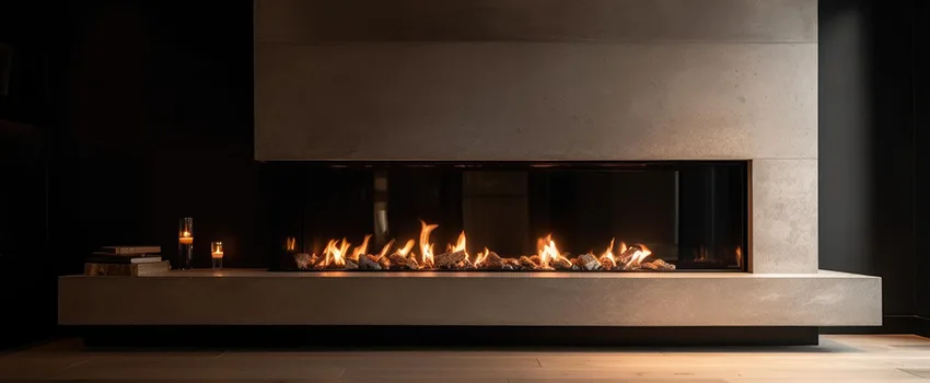 Gas Fireplace Ember Bed Design Services in Mill Creek East, Washington