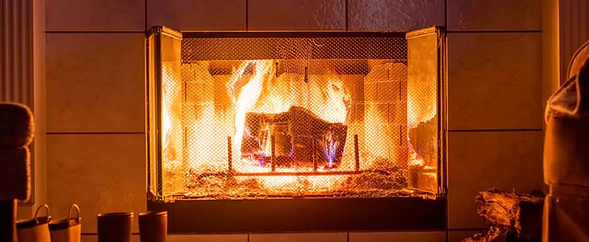 Mendota Hearth Landscape Fireplace Installation in Mill Creek East, Washington