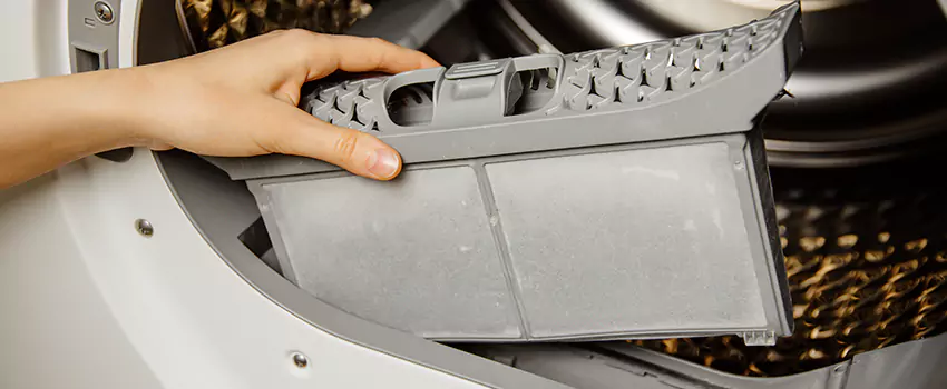 Signs Of A Clogged Dryer Lint Trap in Mill Creek East, Washington