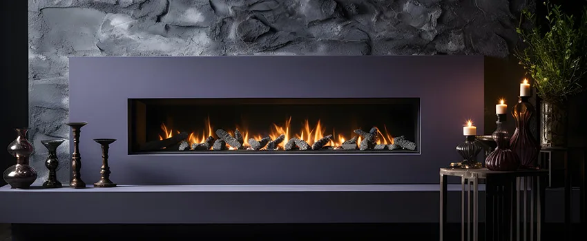 Ember Bed for Ventless Gas Fireplace in Mill Creek East, WA