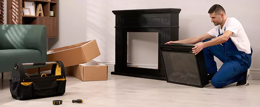 Old Rusted Metal Fireplace Repair And Replacement in Mill Creek East, WA