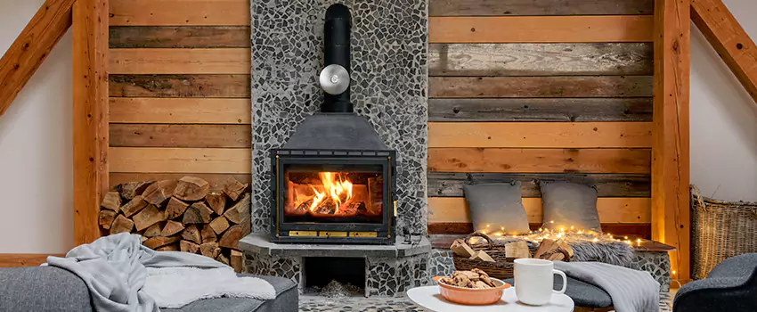 Thelin Hearth Products Direct Vent Gas Stove Fireplace Inspection in Mill Creek East, Washington