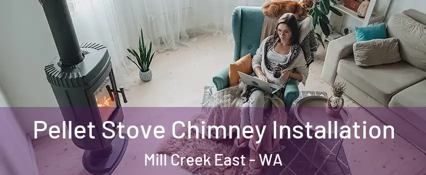  Pellet Stove Chimney Installation Mill Creek East - WA